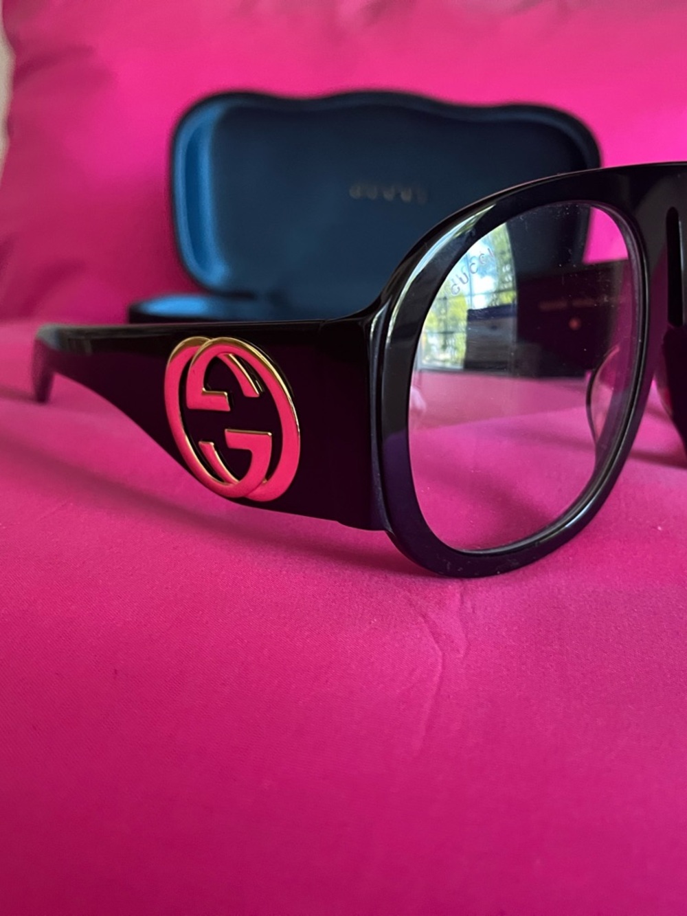 GUCCI Hollywood Forever line up sunglasses clear lense rare - Picture 4 of 10